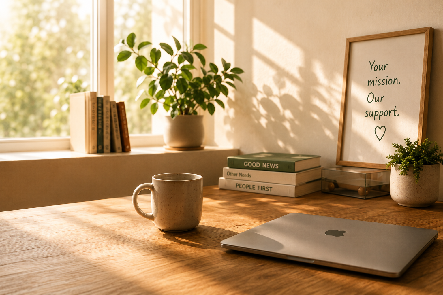 Hero — Desk photo